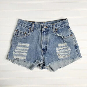 Vintage Levis 569 Denim Shorts